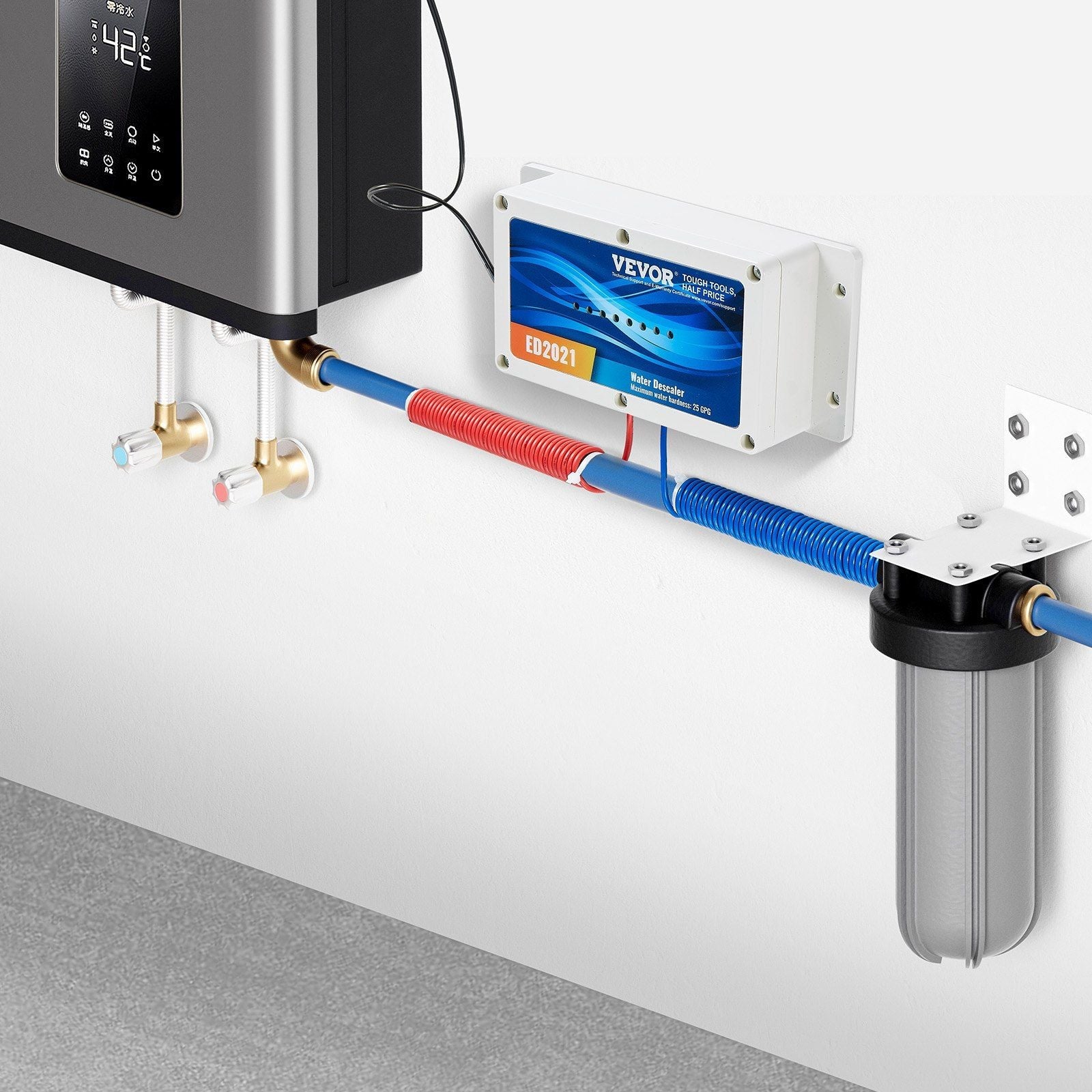 Electronic Water Descaler System Whole House Salt Free Descaler for Home - 7DAY'S
