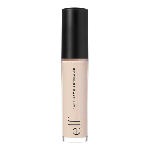 e.l.f. 16HR Camo Concealer, Full Coverage, Highly Pigmented Concealer With Matte Finish, Crease - proof, Vegan & Cruelty - Free, Light Ivory, 0.203 Fl Oz - 7DAY'S
