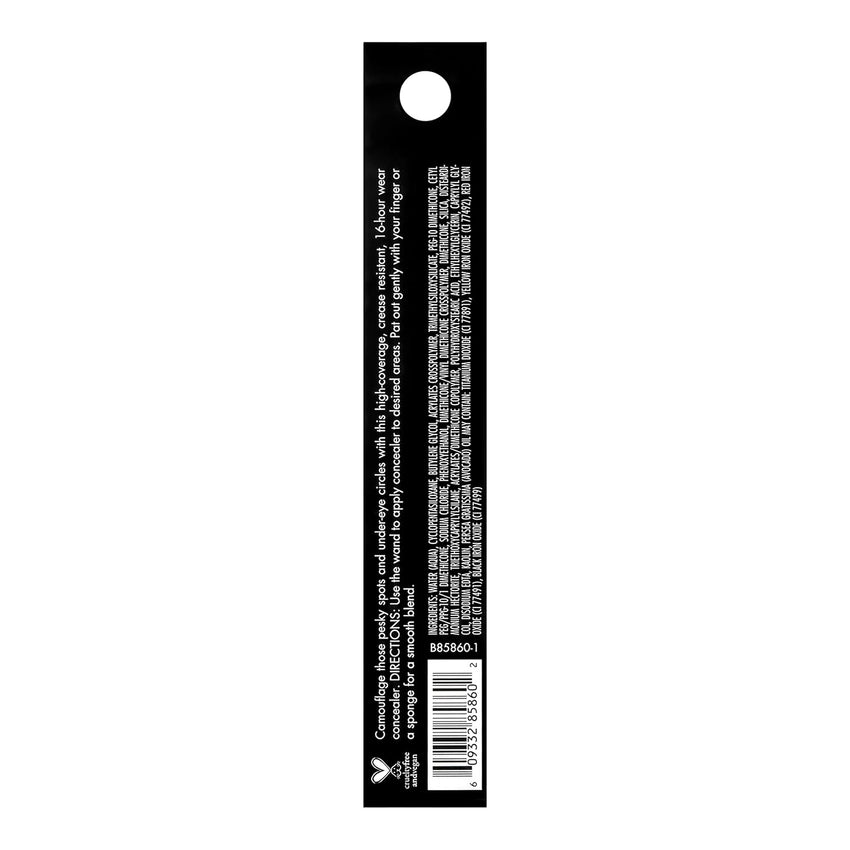 e.l.f. 16HR Camo Concealer, Full Coverage, Highly Pigmented Concealer With Matte Finish, Crease - proof, Vegan & Cruelty - Free, Light Ivory, 0.203 Fl Oz - 7DAY'S