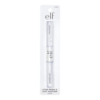 e.l.f. Clear Brow & Lash Mascara, Dual - Sided Brushable Clear Gel For Groomed Brows & Eyelashes, Long - Wear Conditioning Formula, Vegan & Cruelty - Free - 7DAY'S