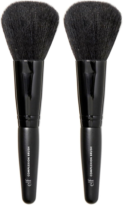 e.l.f. Complexion Brush, Oversized Face Makeup Brush, Creates An Even & Natural Finish, Use With Powder, Blush & Bronzer, Vegan & Cruelty - Free - 7DAY'S