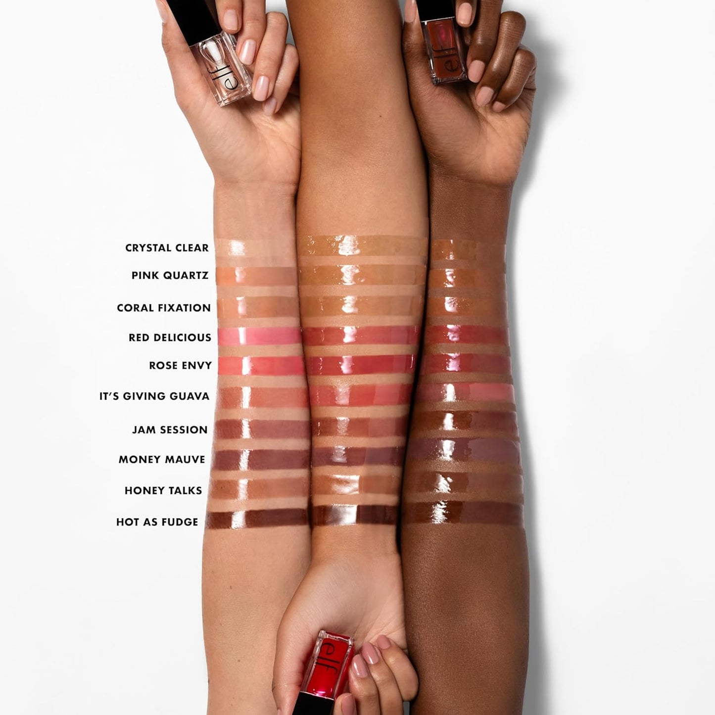 e.l.f. Glow Reviver Lip Oil, Nourishing Tinted Lip Oil For A High - shine Finish, Infused With Jojoba Oil, Vegan & Cruelty - free, Jam Session - 7DAY'S