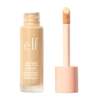 e.l.f. Halo Glow Liquid Filter, Complexion Booster For A Glowing, Soft - Focus Look, Infused With Hyaluronic Acid, Vegan & Cruelty - Free, 3 Light/Medium - 7DAY'S