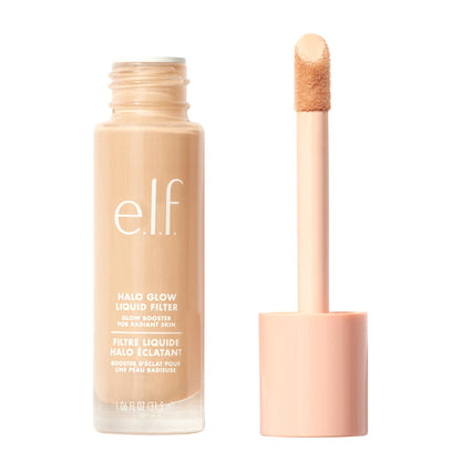 e.l.f. Halo Glow Liquid Filter, Complexion Booster For A Glowing, Soft - Focus Look, Infused With Hyaluronic Acid, Vegan & Cruelty - Free, 3 Light/Medium - 7DAY'S