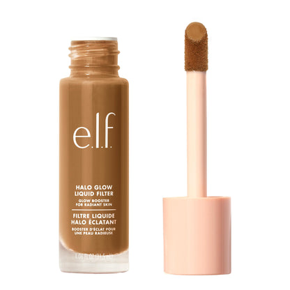 e.l.f. Halo Glow Liquid Filter, Complexion Booster For A Glowing, Soft - Focus Look, Infused With Hyaluronic Acid, Vegan & Cruelty - Free, 3 Light/Medium - 7DAY'S