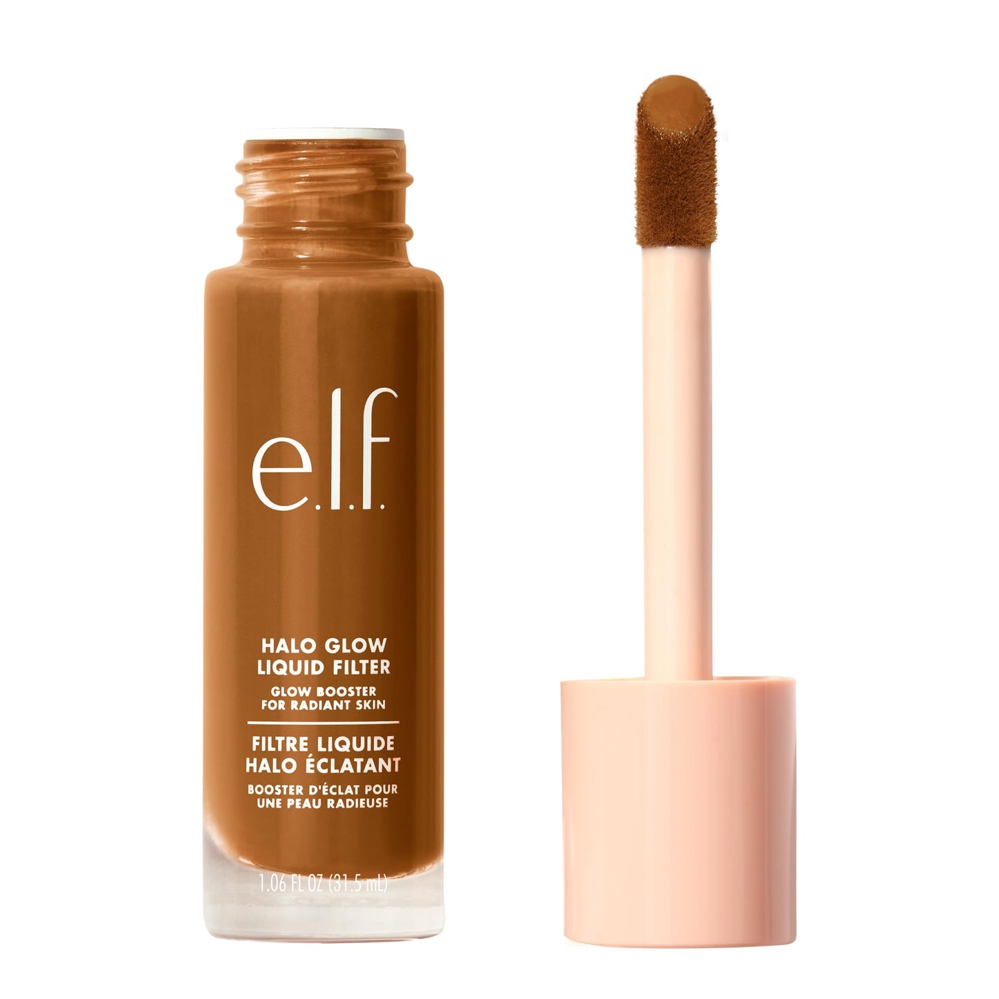 e.l.f. Halo Glow Liquid Filter, Complexion Booster For A Glowing, Soft - Focus Look, Infused With Hyaluronic Acid, Vegan & Cruelty - Free, 3 Light/Medium - 7DAY'S