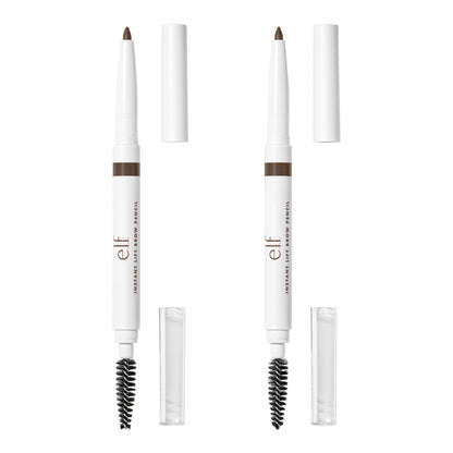 e.l.f. Instant Lift Brow Pencil, Dual - Sided, Precise, Fine Tip, Shapes, Defines, Fills Brows, Contours, Combs, Tames, Neutral Brown, 0.006 Oz - 7DAY'S