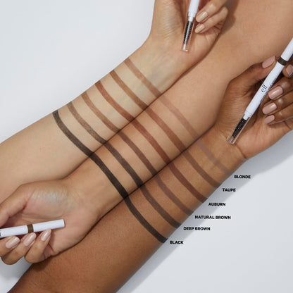 e.l.f. Instant Lift Brow Pencil, Dual - Sided, Precise, Fine Tip, Shapes, Defines, Fills Brows, Contours, Combs, Tames, Neutral Brown, 0.006 Oz - 7DAY'S