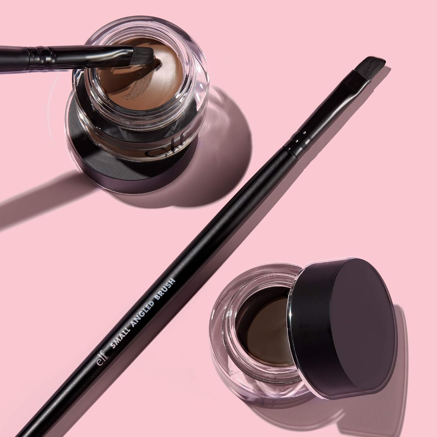 e.l.f. Lock On Liner And Brow Cream, Lines Eyes & Defines Eyebrows, Espresso, 0.19 Oz (5g) - 7DAY'S