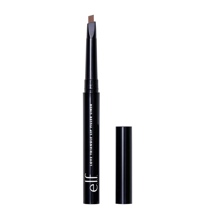 e.l.f. Love Triangle Lip Filler Liner, 2 - in - 1 Lipliner Pencil For Sculpting & Filling, Long - Lasting Intense Color, Vegan & Cruelty - Free, Mauve - 7DAY'S