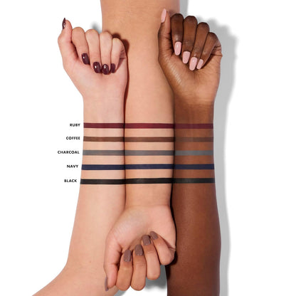 e.l.f. No Budge Retractable Eyeliner, Creamy, Ultra - Pigmented & Waterproof, Creates Bold & Defined Lines, Vegan & Cruelty - Free, Black - 7DAY'S