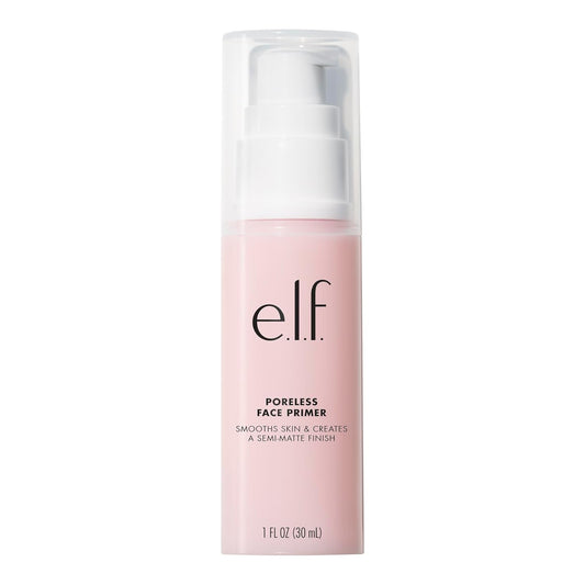 e.l.f, Poreless Face Primer - Large, Silky, Skin - Perfecting, Lightweight, Long Lasting, Absorbs Quickly, Smooths, Preps, Creates Flawless Base, Infused with Tea Tree and Vitamins A & E, 1.01 Fl Oz - 7DAY'S