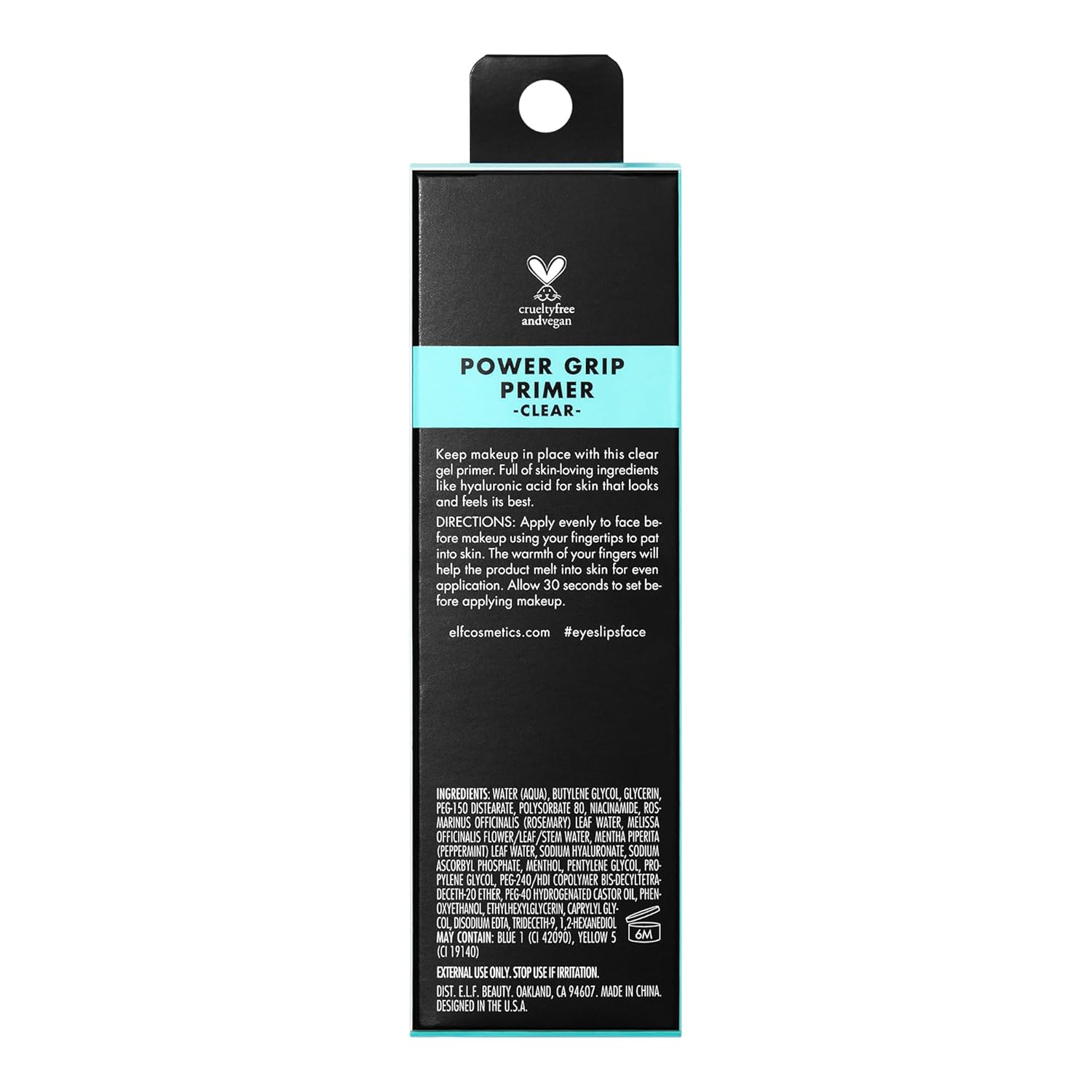 e.l.f. Power Grip Primer, Gel - Based & Hydrating Face Primer For Smoothing Skin & Gripping Makeup, Moisturizes & Primes, 0.811 Fl Oz (24 ml.) - 7DAY'S