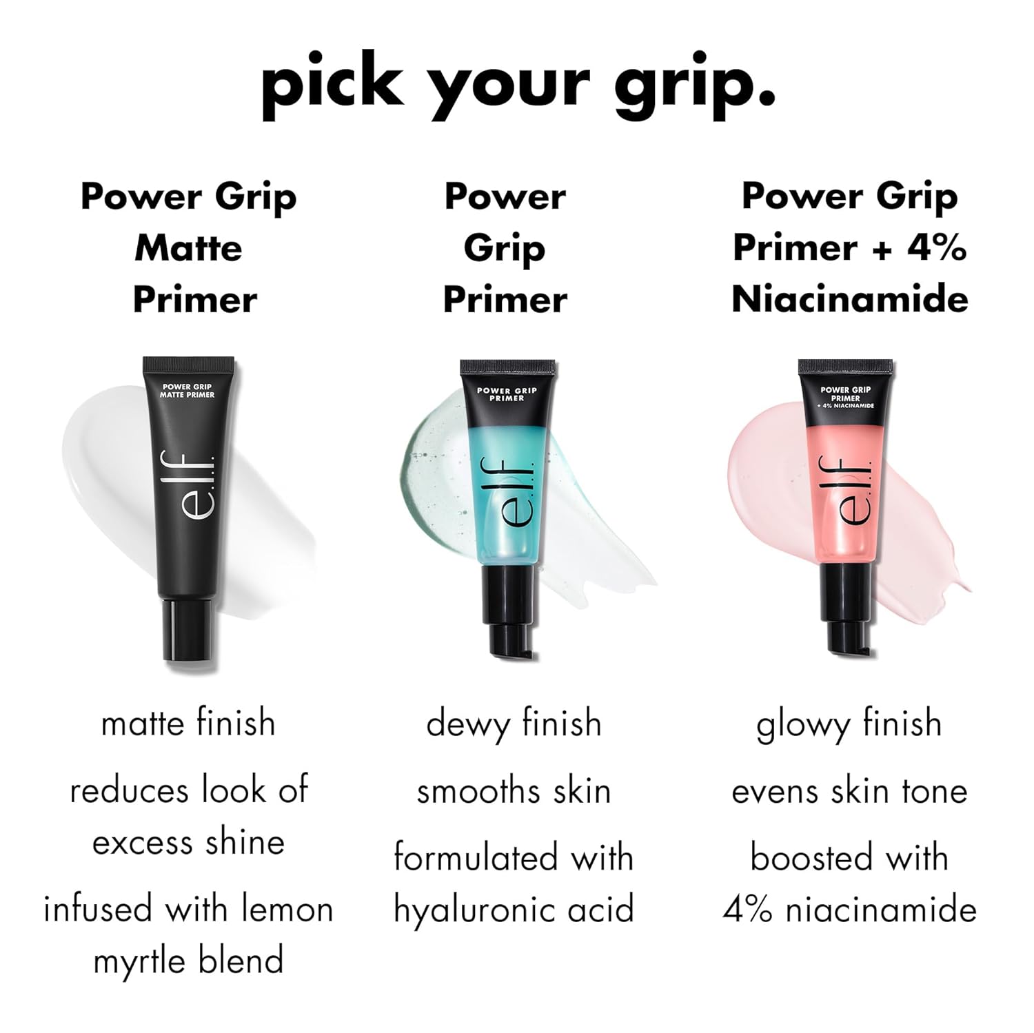e.l.f. Power Grip Primer, Gel - Based & Hydrating Face Primer For Smoothing Skin & Gripping Makeup, Moisturizes & Primes, 0.811 Fl Oz (24 ml.) - 7DAY'S