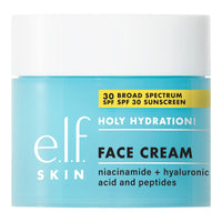 e.l.f. SKIN Holy Hydration! Face Cream, Moisturizer For Nourishing & Plumping Skin, Infused With Hyaluronic Acid, Vegan & Cruelty - Free, 1.76 Oz - 7DAY'S