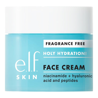 e.l.f. SKIN Holy Hydration! Face Cream, Moisturizer For Nourishing & Plumping Skin, Infused With Hyaluronic Acid, Vegan & Cruelty - Free, 1.76 Oz - 7DAY'S
