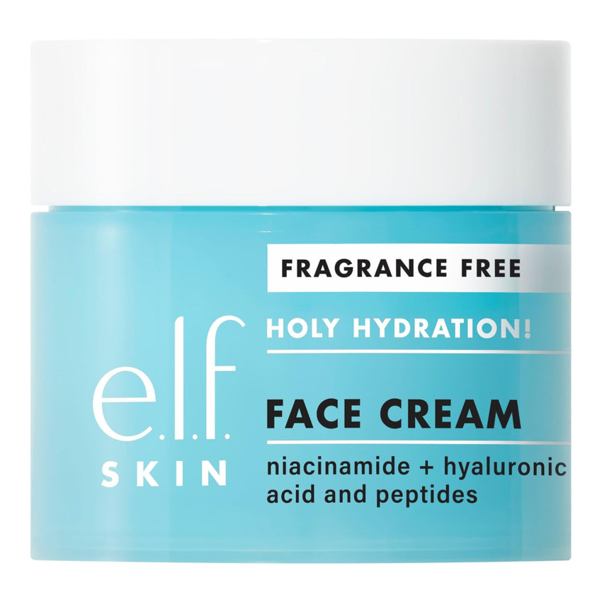 e.l.f. SKIN Holy Hydration! Face Cream, Moisturizer For Nourishing & Plumping Skin, Infused With Hyaluronic Acid, Vegan & Cruelty - Free, 1.76 Oz - 7DAY'S