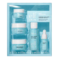 e.l.f. SKIN Holy Hydration! Hydrated Ever After Skincare Mini Kit, Cleanser, Makeup Remover, Moisturiser & Eye Cream For Hydrating Skin, Airplane - Friendly Sizes - 7DAY'S