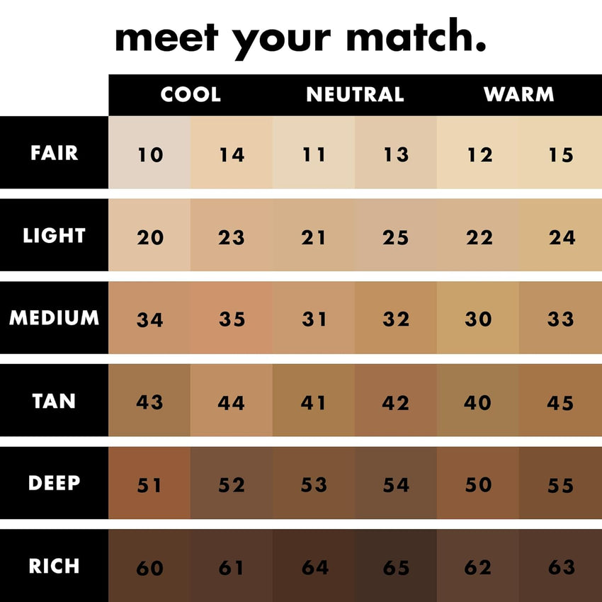 e.l.f. Soft Glam Foundation, Medium Coverage, Long - Lasting & Buildable Foundation For A Smooth, Satin Finish, Vegan & Cruelty - Free, 20 Light Cool - 7DAY'S