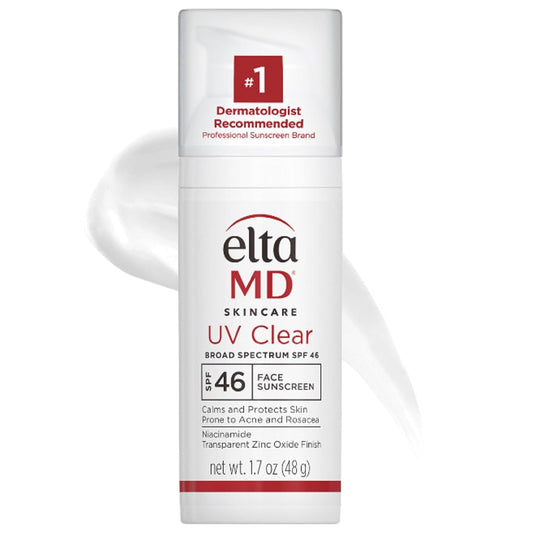 EltaMD UV Clear Face Sunscreen SPF 46, Oil - Free Sunscreen with Zinc Oxide, Dermatologist Recommended - 7DAY'S