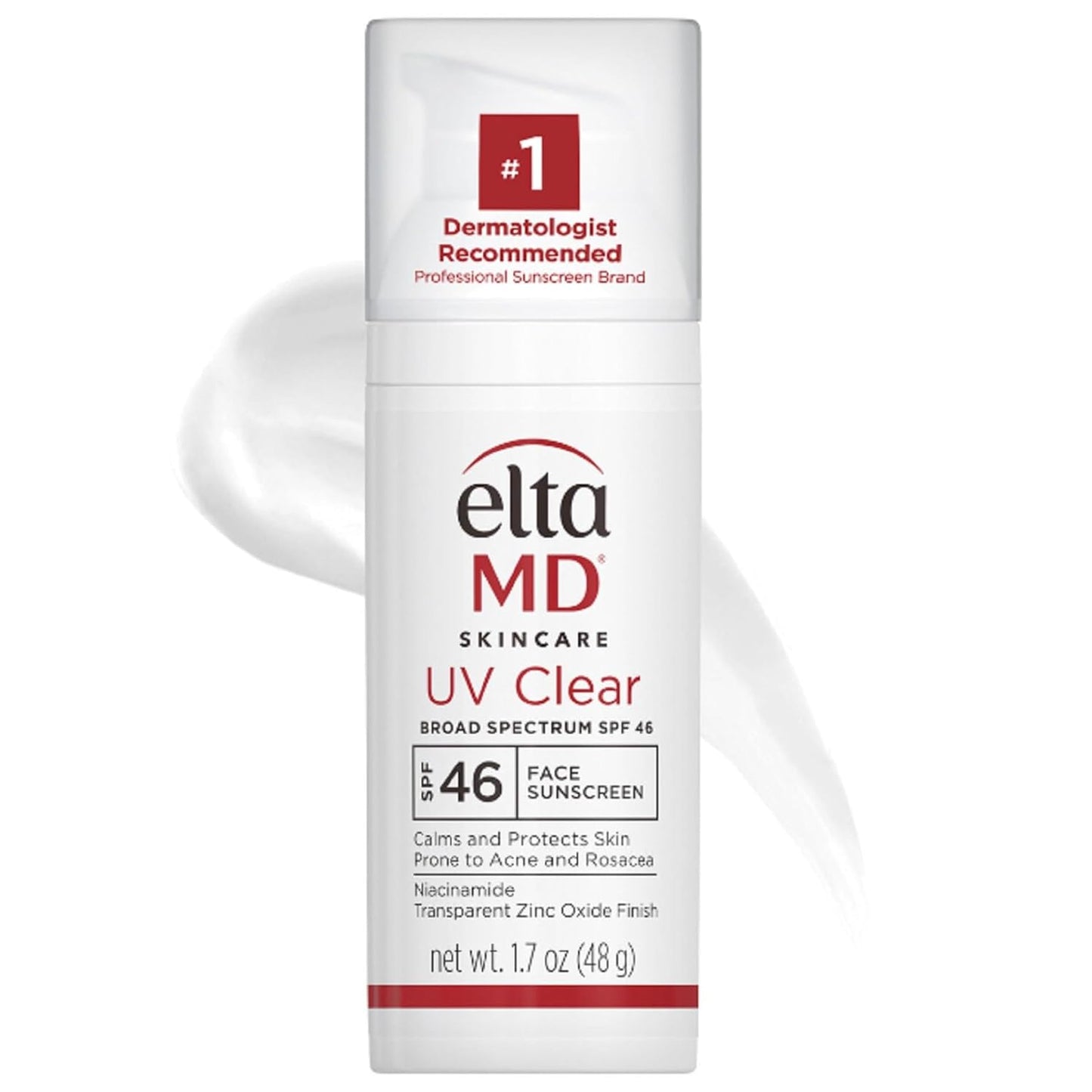 EltaMD UV Clear Face Sunscreen SPF 46, Oil - Free Sunscreen with Zinc Oxide, Dermatologist Recommended - 7DAY'S