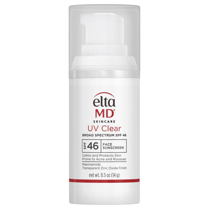 EltaMD UV Clear Face Sunscreen SPF 46, Oil - Free Sunscreen with Zinc Oxide, Dermatologist Recommended - 7DAY'S
