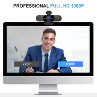 EMEET 1080P Webcam with Microphone, C960 Web Camera, 2 Mics, 90° FOV, USB Type - A & A - to - C Adapter, Plug&Play Computer Camera for Online Calling/Conferencing, Zoom/Teams/Facetime/YouTube, 2025 Version - 7DAY'S