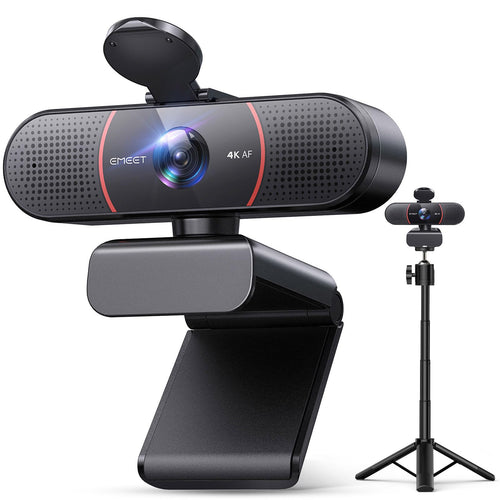 EMEET 1080P Webcam with Microphone, C960 Web Camera, 2 Mics, 90° FOV, USB Type - A & A - to - C Adapter, Plug&Play Computer Camera for Online Calling/Conferencing, Zoom/Teams/Facetime/YouTube, 2025 Version - 7DAY'S