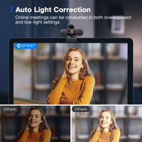 EMEET 1080P Webcam with Microphone, C960 Web Camera, 2 Mics, 90° FOV, USB Type - A & A - to - C Adapter, Plug&Play Computer Camera for Online Calling/Conferencing, Zoom/Teams/Facetime/YouTube, 2025 Version - 7DAY'S