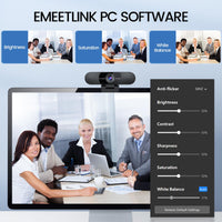 EMEET 1080P Webcam with Microphone, C960 Web Camera, 2 Mics, 90° FOV, USB Type - A & A - to - C Adapter, Plug&Play Computer Camera for Online Calling/Conferencing, Zoom/Teams/Facetime/YouTube, 2025 Version - 7DAY'S