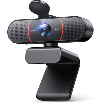 EMEET 1080P Webcam with Microphone, C960 Web Camera, 2 Mics, 90° FOV, USB Type - A & A - to - C Adapter, Plug&Play Computer Camera for Online Calling/Conferencing, Zoom/Teams/Facetime/YouTube, 2025 Version - 7DAY'S