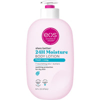 eos Shea Better Body Lotion Vanilla Cashmere, 24 - Hour Moisture Skin Care, Lightweight & Non - Greasy, Natural Shea, Vegan, Vanilla Body Lotion, 16 fl oz - 7DAY'S