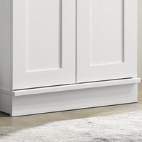 Evelyn 23" White Sleek Storage Cabinet with Framed Panel Design - 7DAY'S