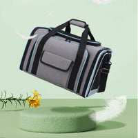 Expandable Pet Carrier Airline Approved Cat Dog Carrier Cat Collapsible Soft Carrier Bag with Removable Fleece Pad Pockets Breathable Mesh Adjustable Shoulder Strap Ban on Amazon sales - 7DAY'S