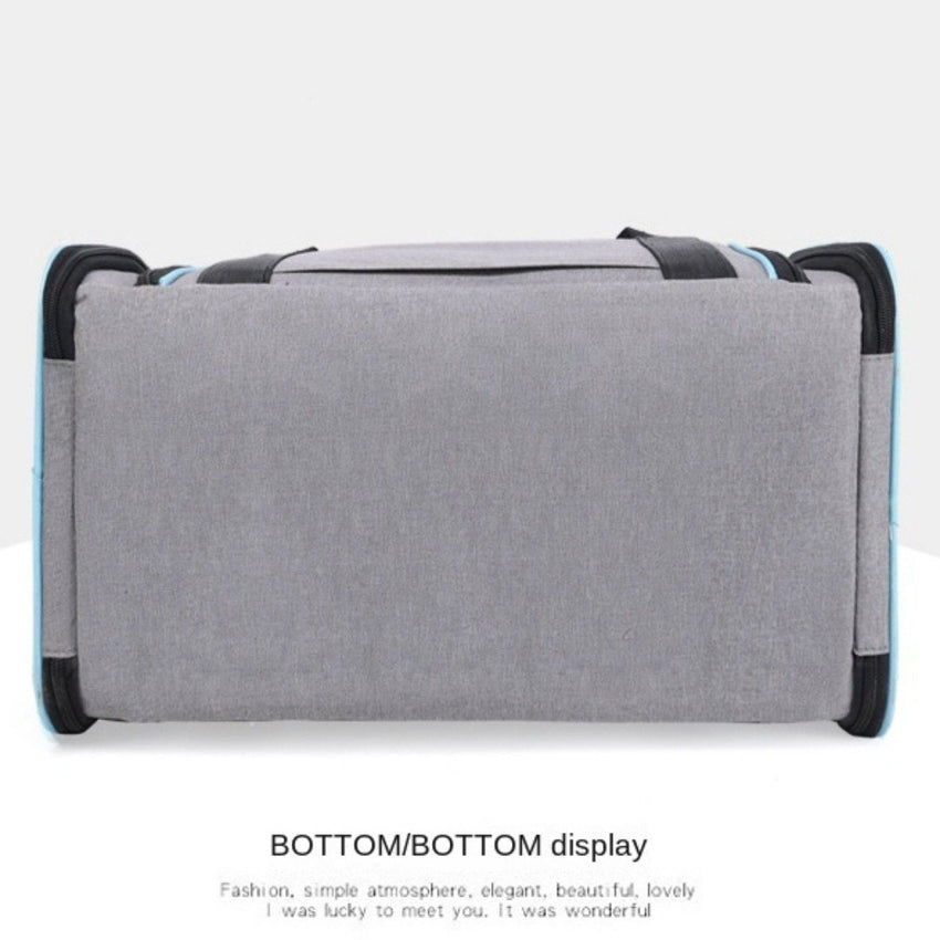 Expandable Pet Carrier Airline Approved Cat Dog Carrier Cat Collapsible Soft Carrier Bag with Removable Fleece Pad Pockets Breathable Mesh Adjustable Shoulder Strap Ban on Amazon sales - 7DAY'S