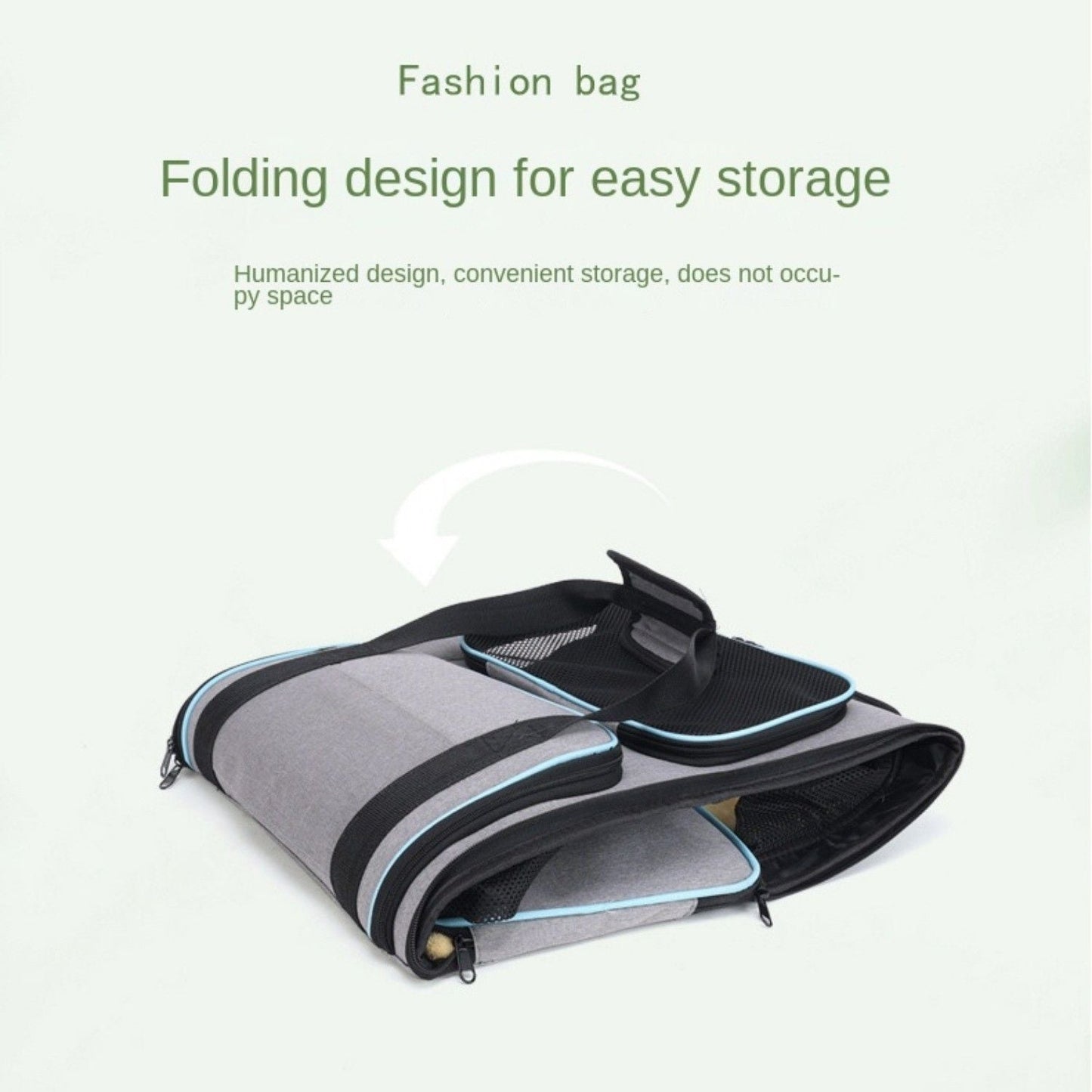 Expandable Pet Carrier Airline Approved Cat Dog Carrier Cat Collapsible Soft Carrier Bag with Removable Fleece Pad Pockets Breathable Mesh Adjustable Shoulder Strap Ban on Amazon sales - 7DAY'S