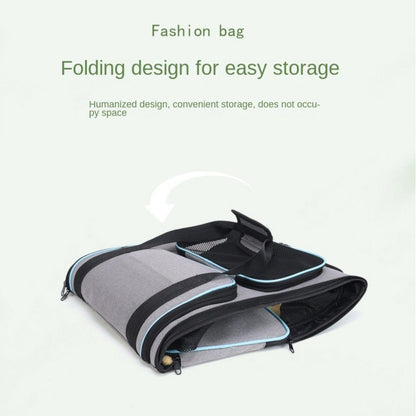 Expandable Pet Carrier Airline Approved Cat Dog Carrier Cat Collapsible Soft Carrier Bag with Removable Fleece Pad Pockets Breathable Mesh Adjustable Shoulder Strap Ban on Amazon sales - 7DAY'S