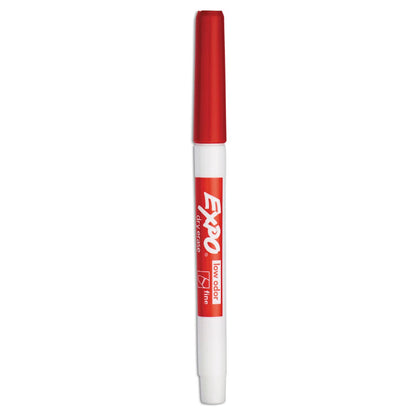 EXPO Dry Erase Markers, Low Odor Ink, Black, Fine Tip, 4 Count - Easily Erases, Vibrant Ink, Ideal for Classroom, Back to School Supplies, Teachers, Office, Whiteboard & Home - 7DAY'S