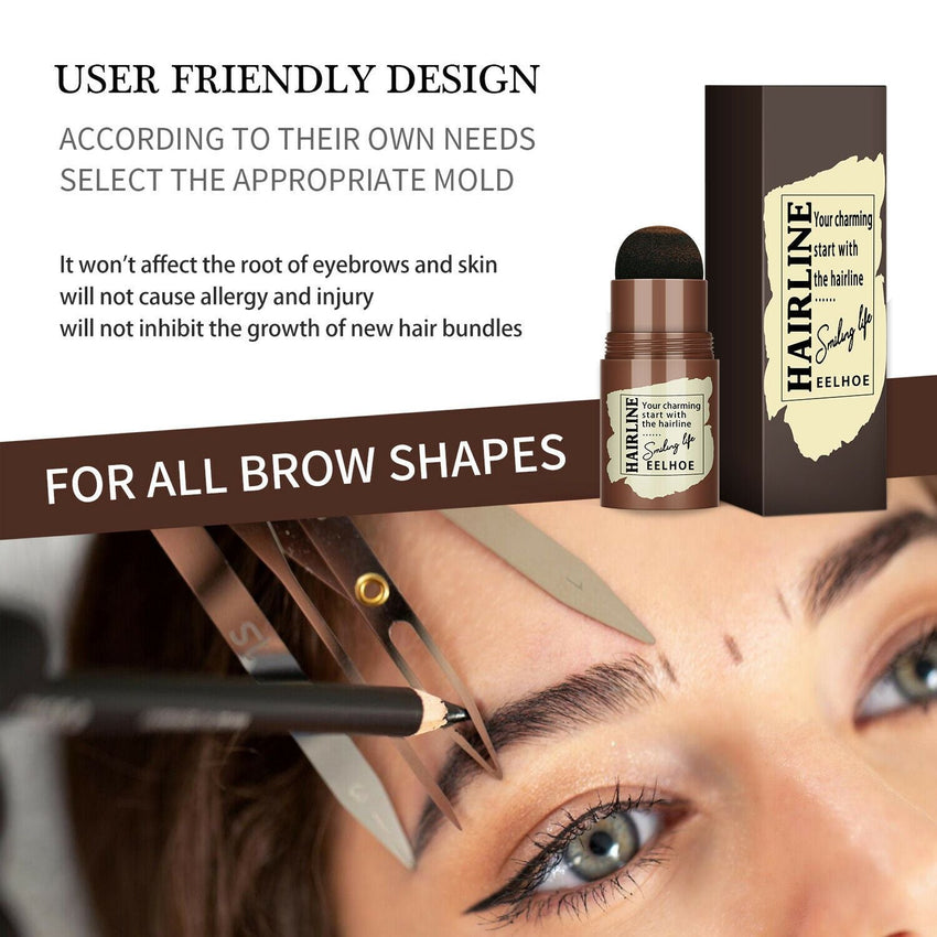 Eyebrow Stamp Stencil Kit, 24 Pc Eyebrow Shaping Stencils, Long - lasting Eyebrow Brow Definer, Perfect Make - up Reusable Kit - 7DAY'S