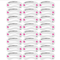 Eyebrow Stamp Stencil Kit, 24 Pc Eyebrow Shaping Stencils, Long - lasting Eyebrow Brow Definer, Perfect Make - up Reusable Kit - 7DAY'S
