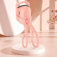 Eyelash Curler Portable Electric Heated Comb Eye Lash Long Lasting Eyelashes Curls Thermal Eyelash Curler Makeup Tools Heated Eyelash Curlers,Rechargeable Electric Eyelash Curler,Handheld Eyelash Heat - 7DAY'S