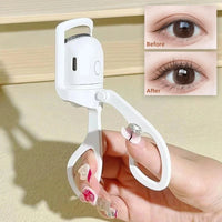 Eyelash Curler Portable Electric Heated Comb Eye Lash Long Lasting Eyelashes Curls Thermal Eyelash Curler Makeup Tools Heated Eyelash Curlers,Rechargeable Electric Eyelash Curler,Handheld Eyelash Heat - 7DAY'S