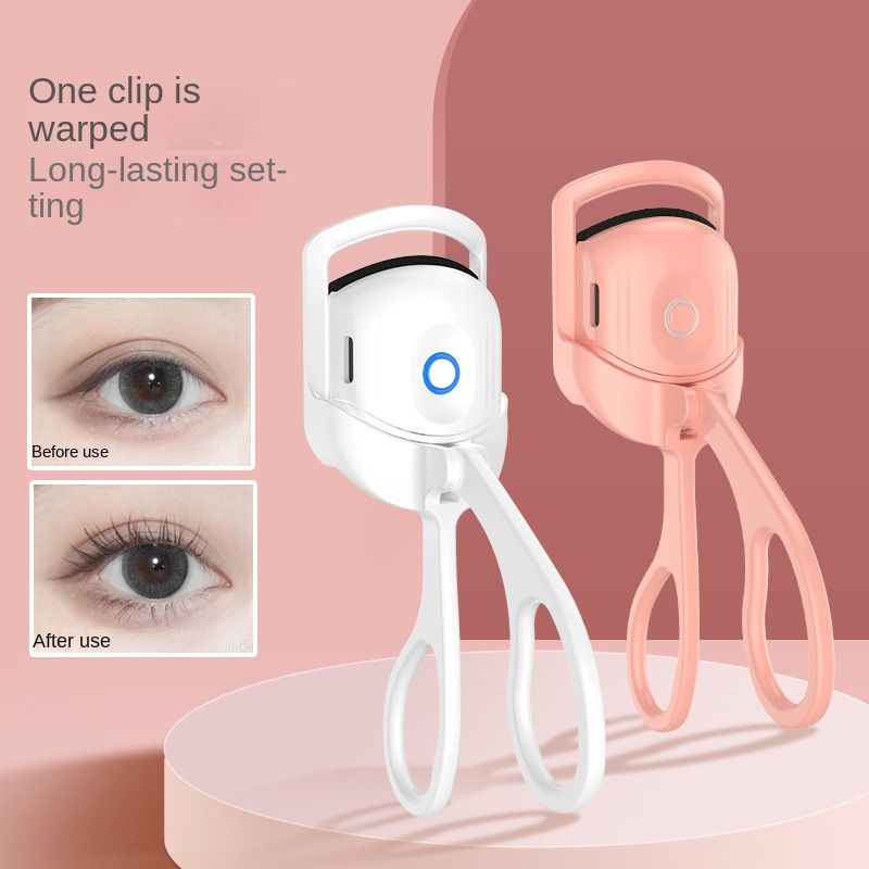 Eyelash Curler Portable Electric Heated Comb Eye Lash Long Lasting Eyelashes Curls Thermal Eyelash Curler Makeup Tools Heated Eyelash Curlers,Rechargeable Electric Eyelash Curler,Handheld Eyelash Heat - 7DAY'S