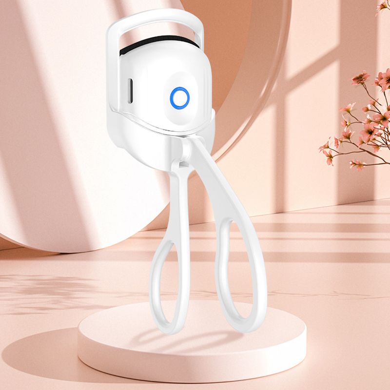 Eyelash Curler Portable Electric Heated Comb Eye Lash Long Lasting Eyelashes Curls Thermal Eyelash Curler Makeup Tools Heated Eyelash Curlers,Rechargeable Electric Eyelash Curler,Handheld Eyelash Heat - 7DAY'S