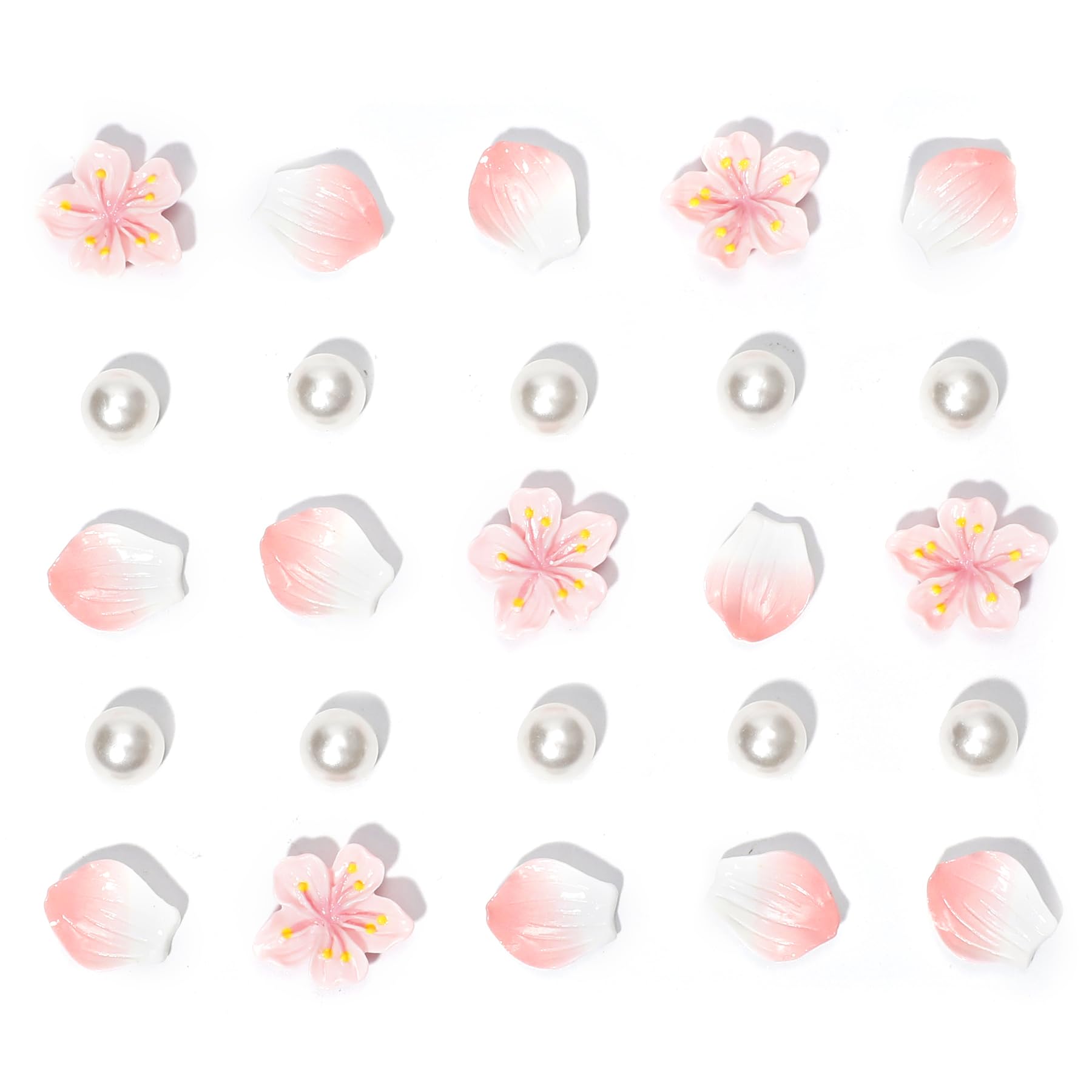 Fabric Cherry Shoe Charms for Girls, 20Pcs Cute PVC Charms for Clog Sandals, DIY Shoe Decoration Charms for Party Favor - 7DAY'S