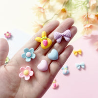 Fabric Cherry Shoe Charms for Girls, 20Pcs Cute PVC Charms for Clog Sandals, DIY Shoe Decoration Charms for Party Favor - 7DAY'S