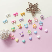 Fabric Cherry Shoe Charms for Girls, 20Pcs Cute PVC Charms for Clog Sandals, DIY Shoe Decoration Charms for Party Favor - 7DAY'S