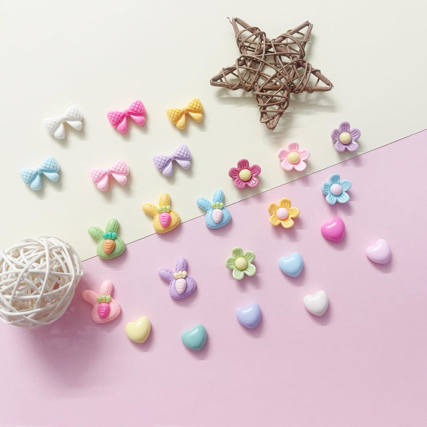 Fabric Cherry Shoe Charms for Girls, 20Pcs Cute PVC Charms for Clog Sandals, DIY Shoe Decoration Charms for Party Favor - 7DAY'S