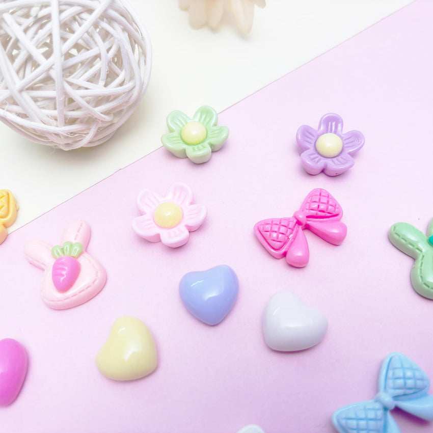 Fabric Cherry Shoe Charms for Girls, 20Pcs Cute PVC Charms for Clog Sandals, DIY Shoe Decoration Charms for Party Favor - 7DAY'S