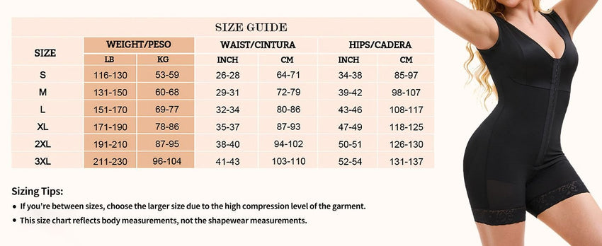 Fajas Colombianas Shapewear for Women Tummy Control Post Surgery Full Body Shaper Butt Lifter with Zipper Crotch skimsbodysuits solleonnewfajascurve elegant figure fajas melibelt bodysuitfajashaper - 7DAY'S